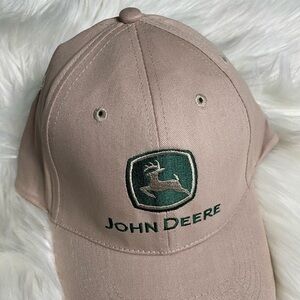 Vintage John Deere tan adjustable hat